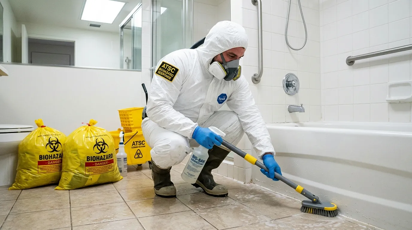 Decontamination equipment deployed for Blood Cleanup in South Windsor